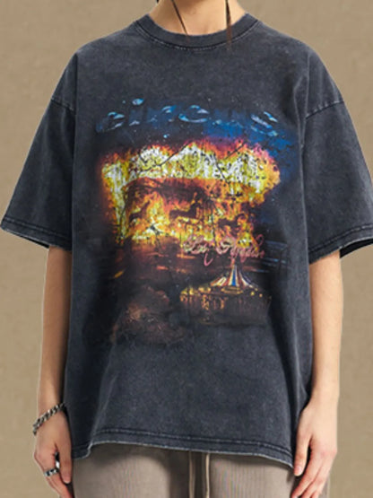 Men's Graphic Round Neck Half Sleeve T-Shirt - Treasured Gift's & More