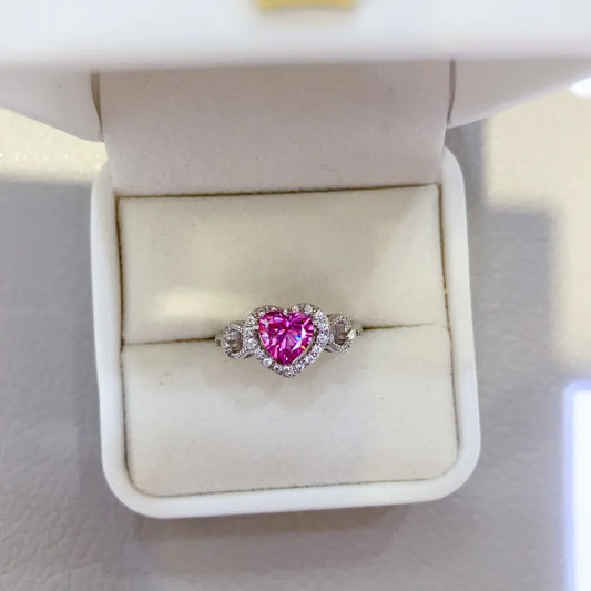 1 Carat Moissanite 925 Sterling Silver Ring - Treasured Gift's & More