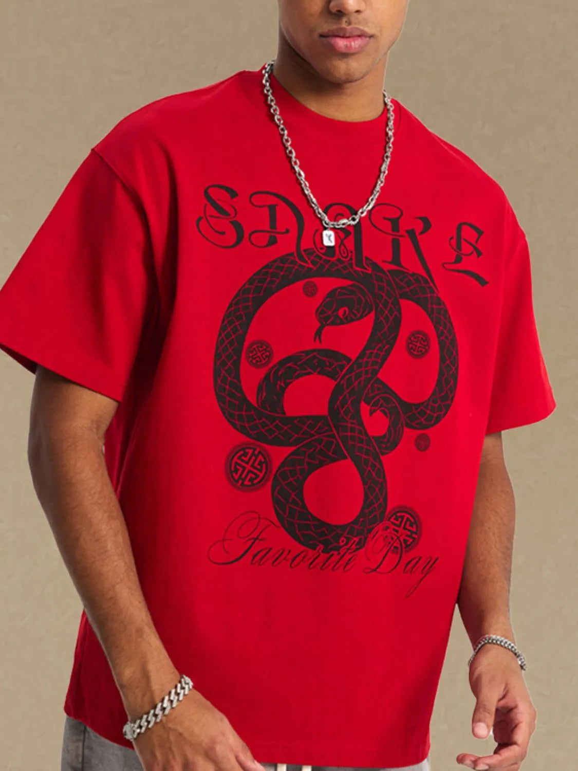 Men's Graphic Round Neck Half Sleeve T-Shirt - Treasured Gift's & More