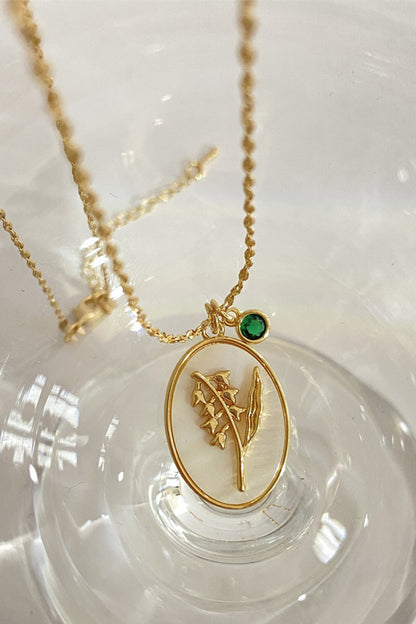 Flower Shell Pendant Copper Necklace - Treasured Gift's & More