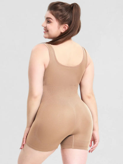 Scoop Neck Wide Strap Shaping Romper - Treasured Gift's & More