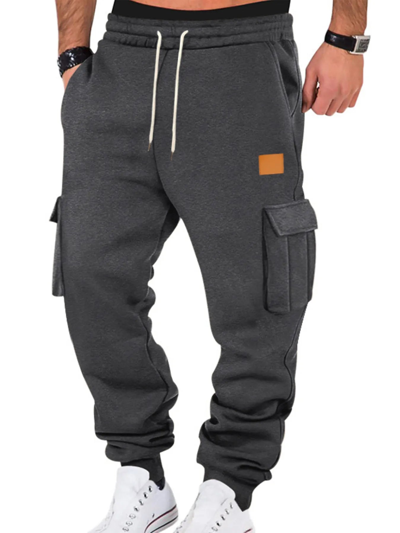 Men's Full Size Drawstring Loose Fit Pants Plus Size - Treasured Gift's & More