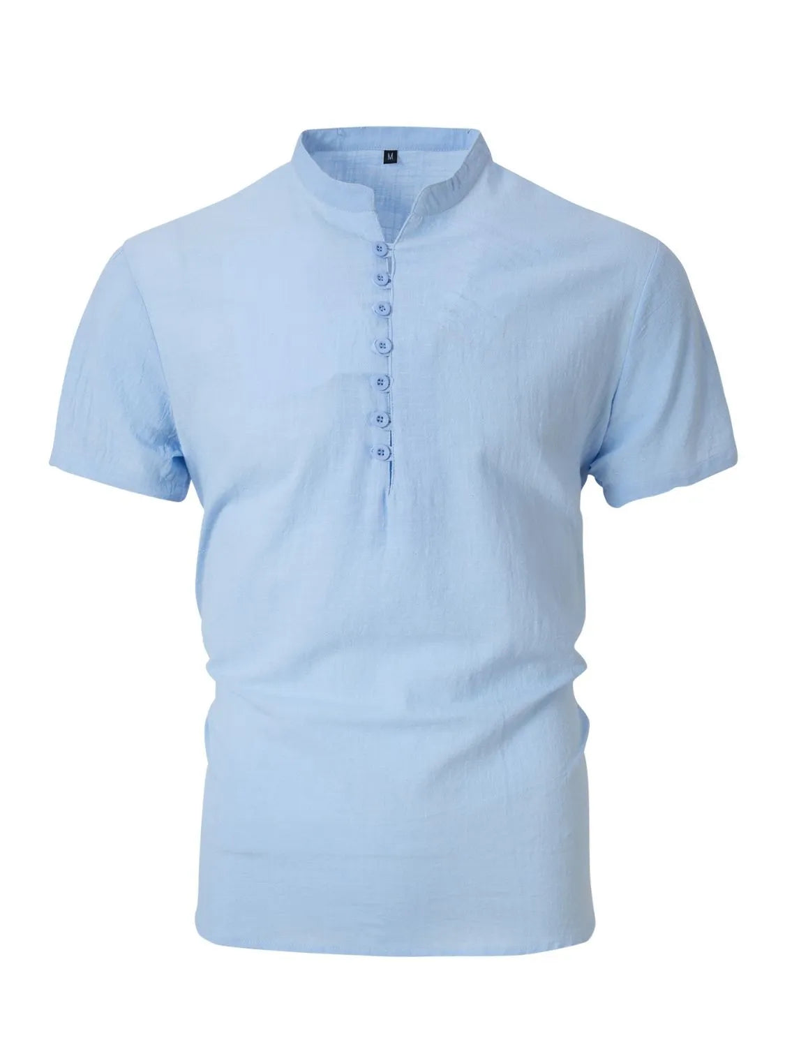 Men's Full Size Button Detail Short Sleeve Polo Plus Size - Treasured Gift's & More