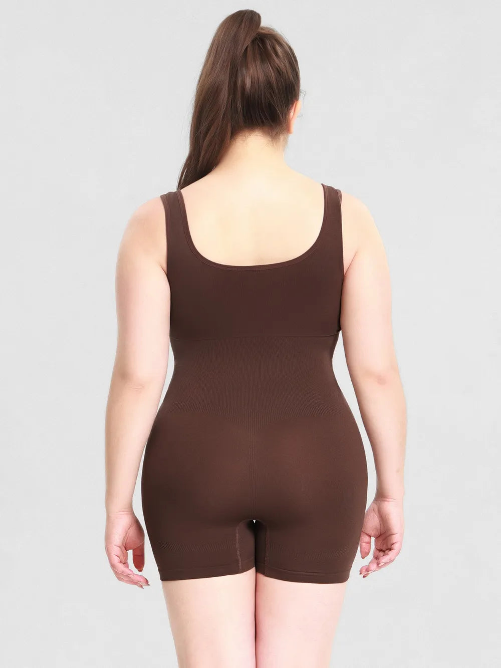 Scoop Neck Wide Strap Shaping Romper - Treasured Gift's & More