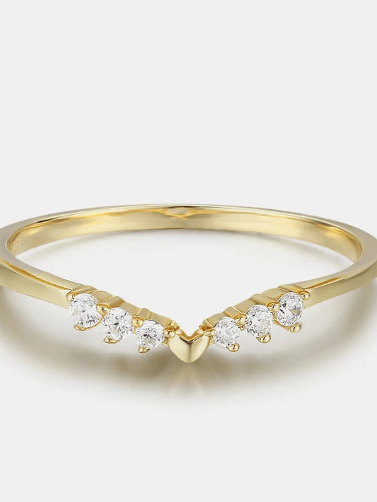 925 Sterling Silver Inland Zircon Ring - Treasured Gift's & More