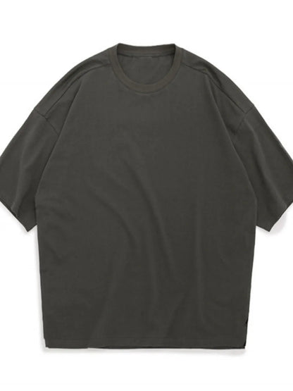 Men's Plus Size Round Neck Half Sleeve T-Shirt - Treasured Gift's & More