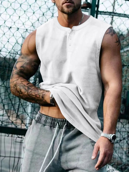 Men's Plus Size Round Neck Tank - Treasured Gift's & More