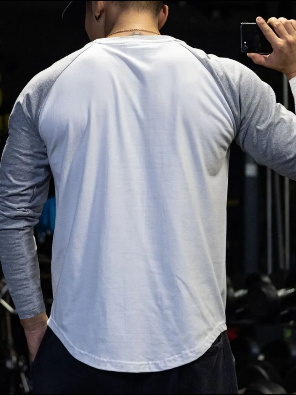 Men's Plus Size Round Neck Long Sleeve T-Shirt - Treasured Gift's & More