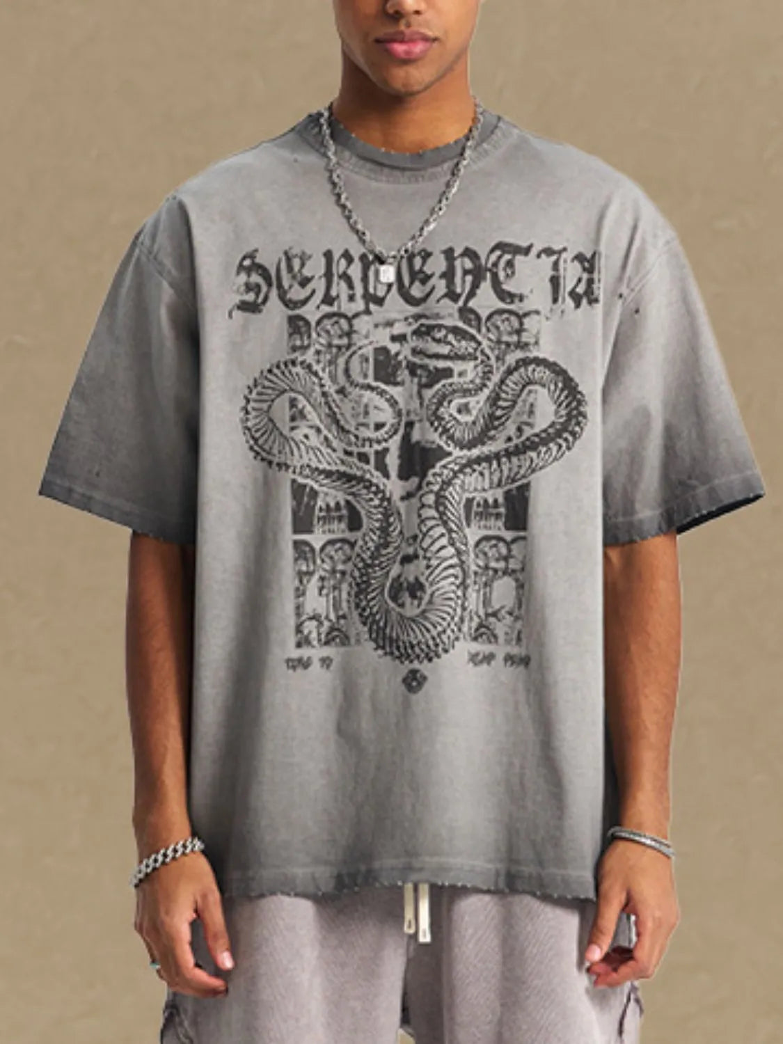 Men's Graphic Round Neck Half Sleeve T-Shirt - Treasured Gift's & More