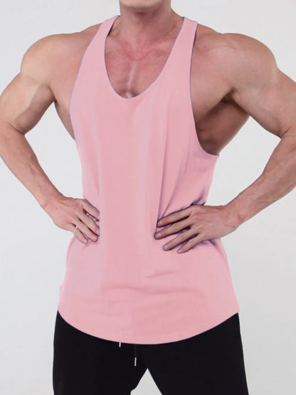 Men's Plus Size Round Neck Racerback Tank - Treasured Gift's & More
