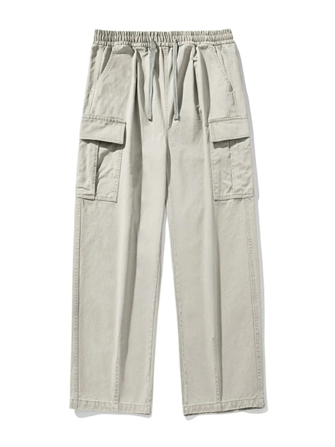 Men's Plus Size Drawstring Pants with Cargo Pockets - Treasured Gift's & More