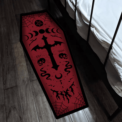 1pc, Thickened Halloween Carpet