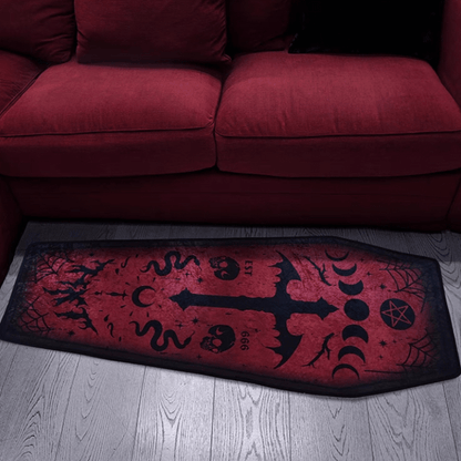 1pc, Thickened Halloween Carpet