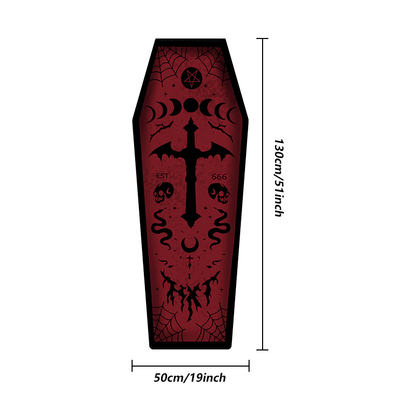 1pc, Thickened Halloween Carpet
