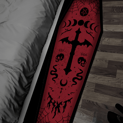 1pc, Thickened Halloween Carpet