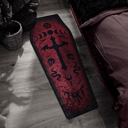 1pc, Thickened Halloween Carpet