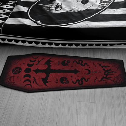 1pc, Thickened Halloween Carpet