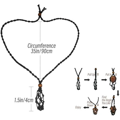 14Pcs Crystals Stone And Chakra Necklace Set
