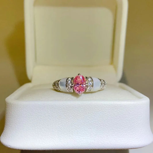 1 Carat Moissanite 925 Sterling Silver Ring - Treasured Gift's & More