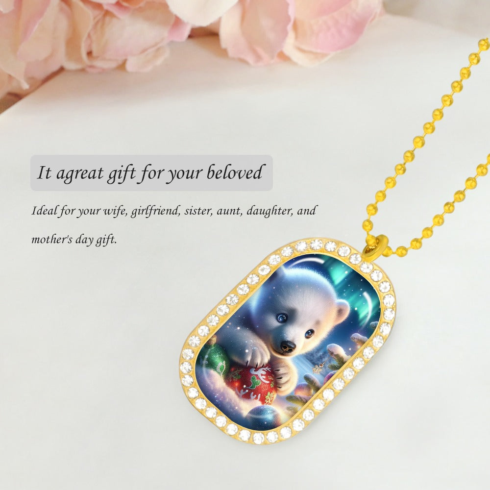 T&G Xmas Polar Bear Necklace - Just $19.66! Shop now at Treasured Gift's & More