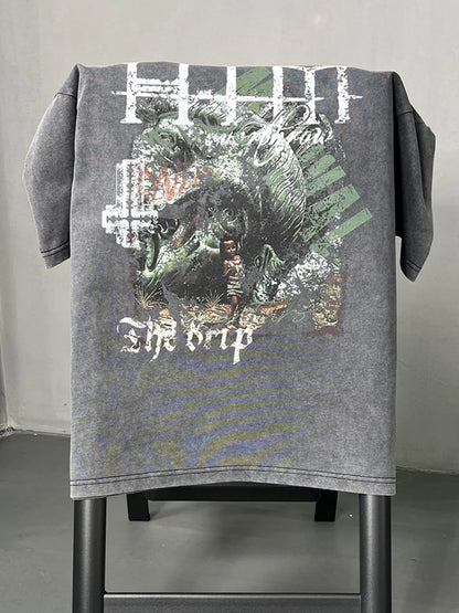 Men's Graphic Round Neck Half Sleeve T-Shirt - Treasured Gift's & More