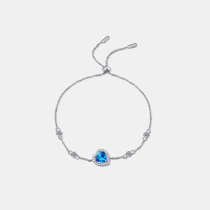 1 Carat Moissanite 925 Sterling Silver Bracelet - Treasured Gift's & More