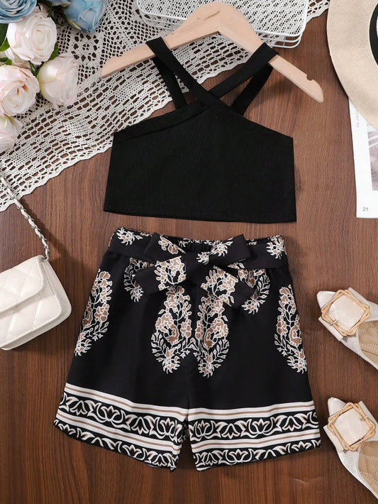 Children's Cami and Printed Pants Set - Treasured Gift's & More