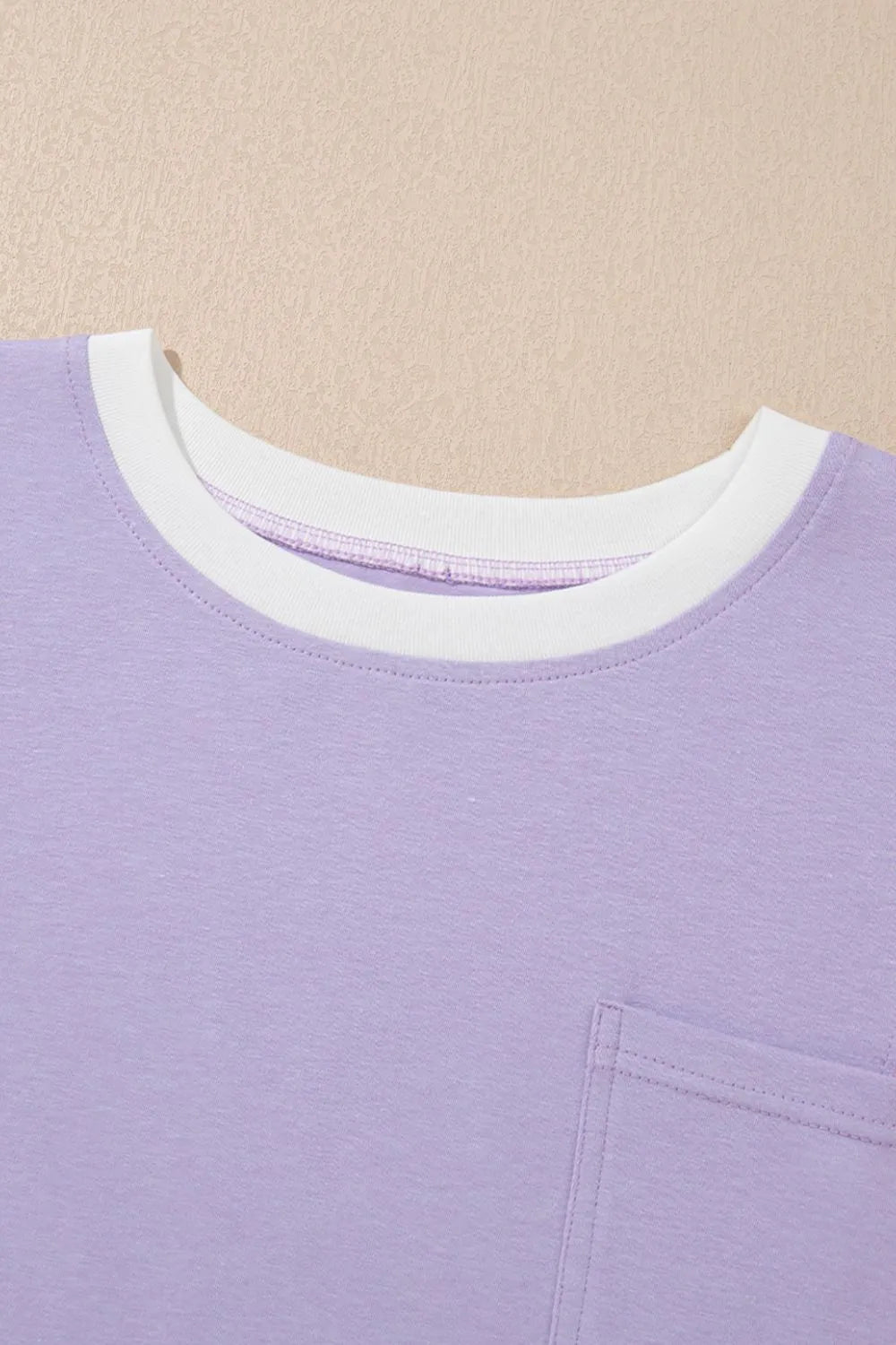 Color Block Patchwork Half Sleeve Oversized T Shirt - Treasured Gift's & More