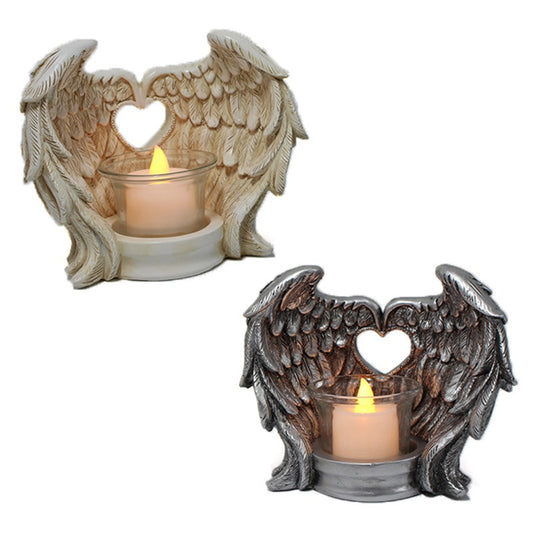 Resin Wing Candlestick Decoration