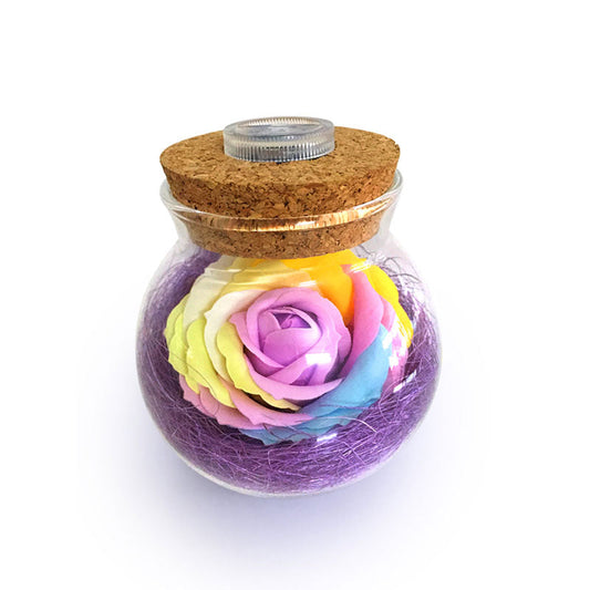LED Rose Flower Bottle Light - Just $20.86! Shop now at Treasured Gift's & More