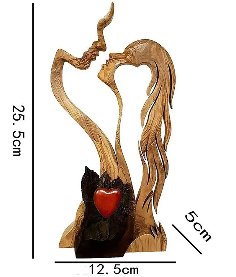 Lovers Wooden Decorations - Just $21.21! Shop now at Treasured Gift's & More