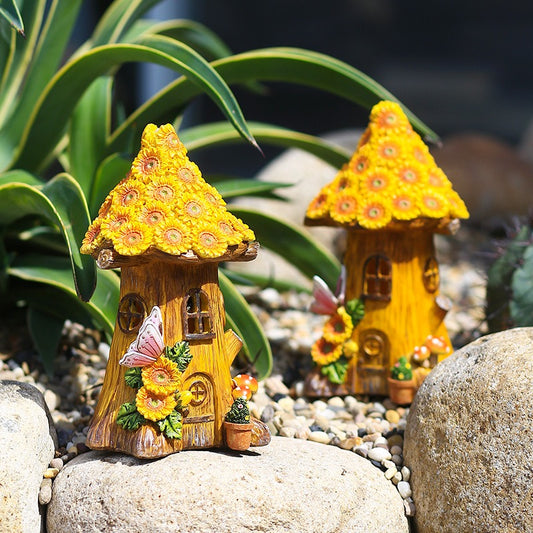 Resin tree house solar decorative light - Just $33.66! Shop now at Treasured Gift's & More