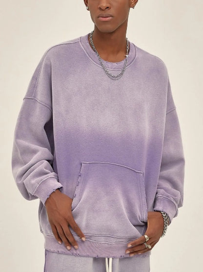 Men's Gradient Dropped Shoulder Sweatshirt - Treasured Gift's & More