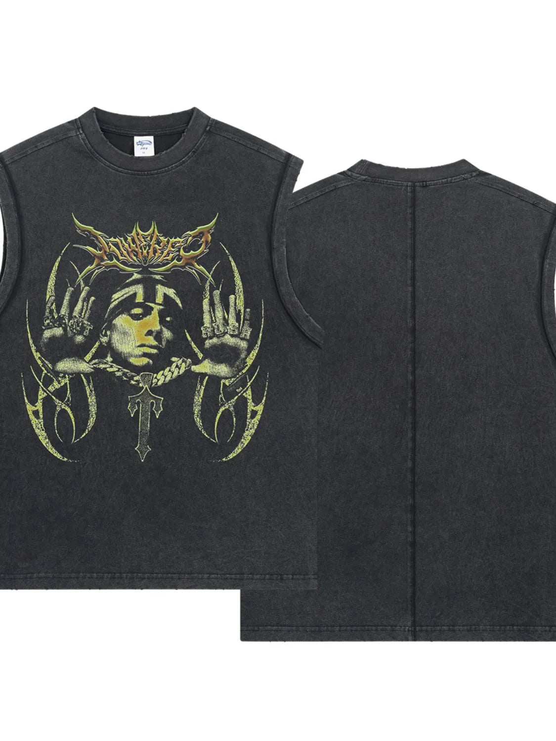 Men's Graphic Round Neck Tank - Treasured Gift's & More
