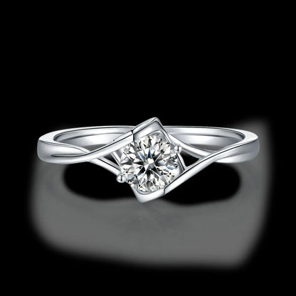 Moissanite 925 Sterling Silver Ring - Treasured Gift's & More