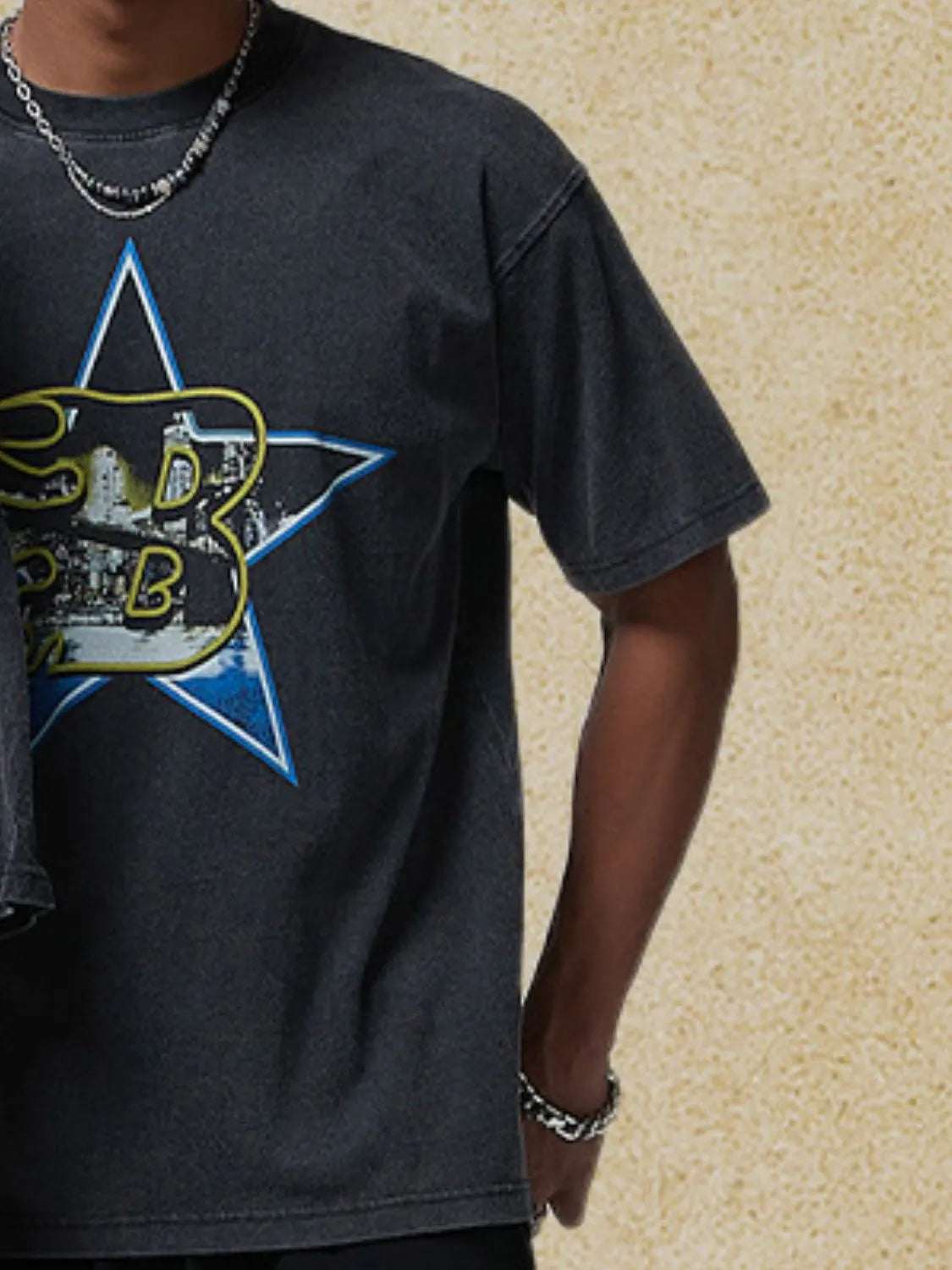 Men's Graphic Round Neck Half Sleeve T-Shirt - Treasured Gift's & More