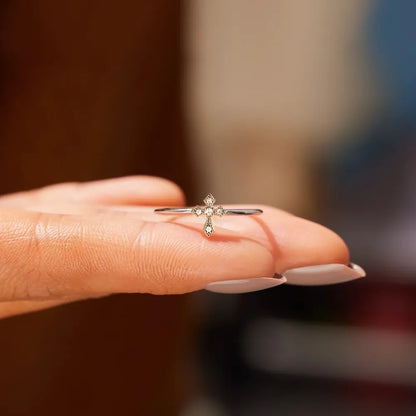 925 Sterling Silver Cross Ring - Treasured Gift's & More