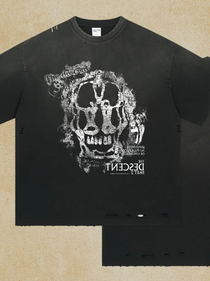 Men's Graphic Round Neck Half Sleeve T-Shirt - Treasured Gift's & More