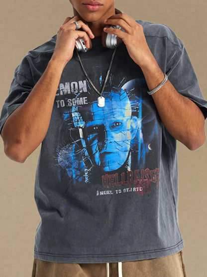 Men's Graphic Round Neck Half Sleeve T-Shirt - Treasured Gift's & More