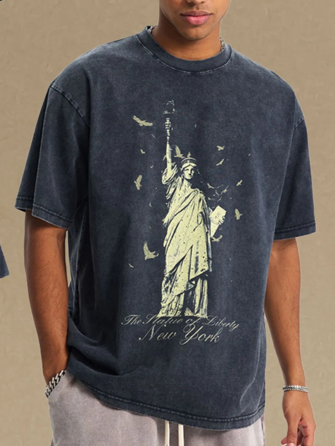 Men's Graphic Round Neck Half Sleeve T-Shirt - Treasured Gift's & More