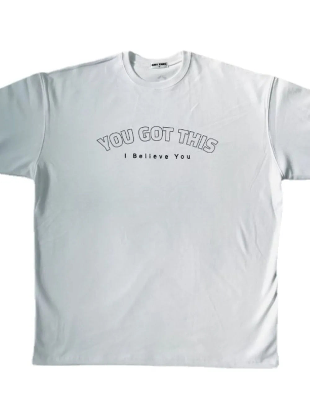 Men's Plus Size Round Neck Letter Graphic T-Shirt - Treasured Gift's & More