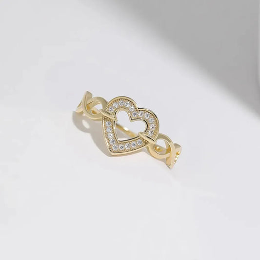 925 Sterling Silver Heart Ring - Treasured Gift's & More