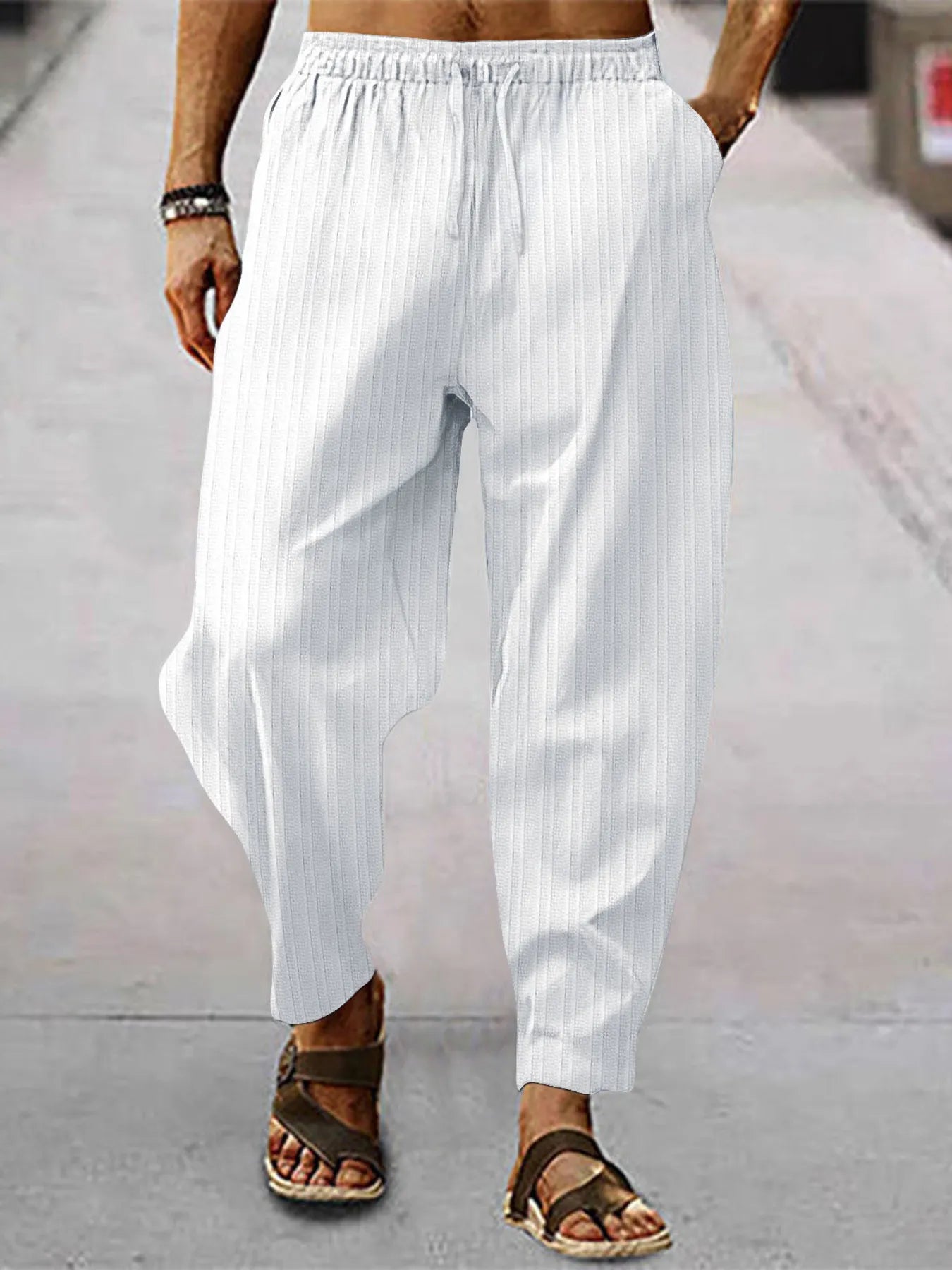 Men's Full Size Relaxed Fit Drawstring Pants Plus Size - Treasured Gift's & More