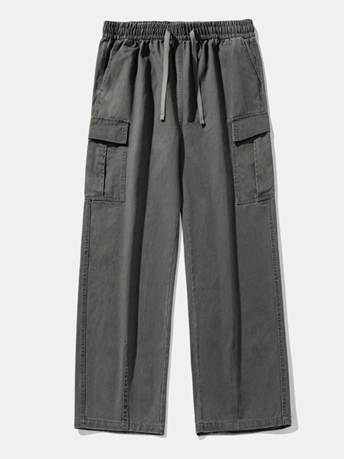 Men's Plus Size Drawstring Pants with Cargo Pockets - Treasured Gift's & More