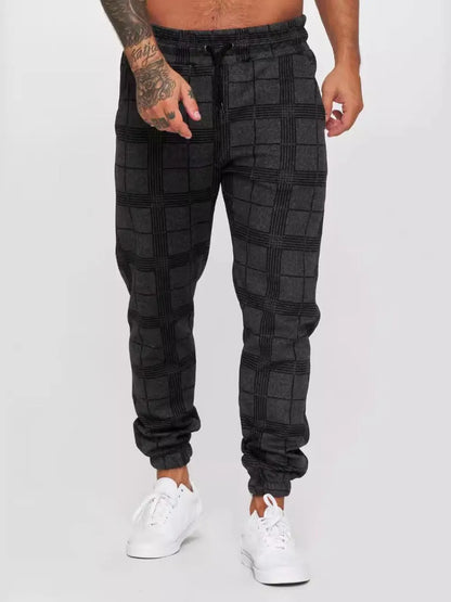 Men's Plus Size Plaid Drawstring Pants - Treasured Gift's & More