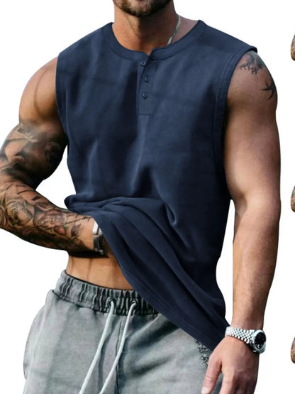 Men's Plus Size Round Neck Tank - Treasured Gift's & More