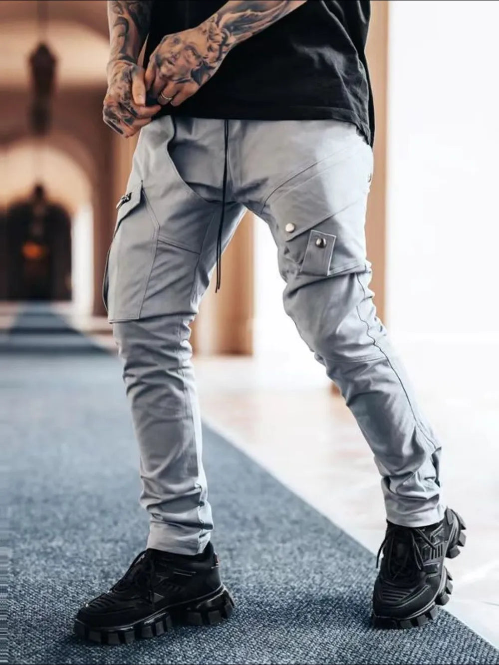 Men's Plus Size Pants with Cargo Pockets - Treasured Gift's & More