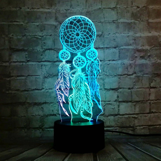 Dream Catcher 3D Touch Night Light - Just $26.96! Shop now at Treasured Gift's & More