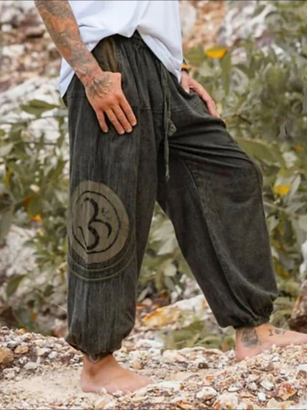 Men's Full Size Drawstring Jogger with Pockets Plus Size - Treasured Gift's & More
