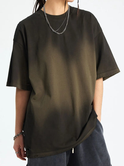 Men's Gradient Round Neck Short Sleeve T-Shirt - Treasured Gift's & More